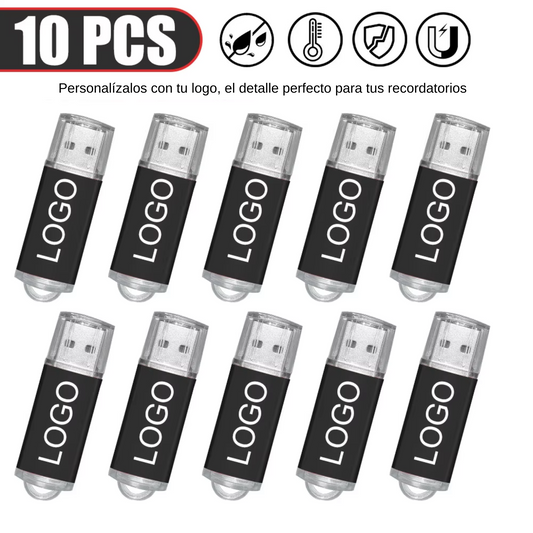 Pack de 10 Pen Drives – Almacenamiento Rápido