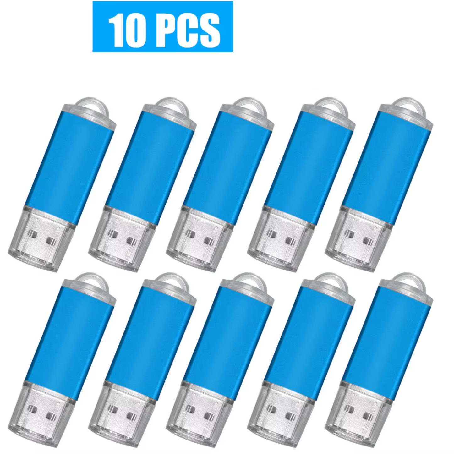 Pack de 10 Pen Drives – Almacenamiento Rápido