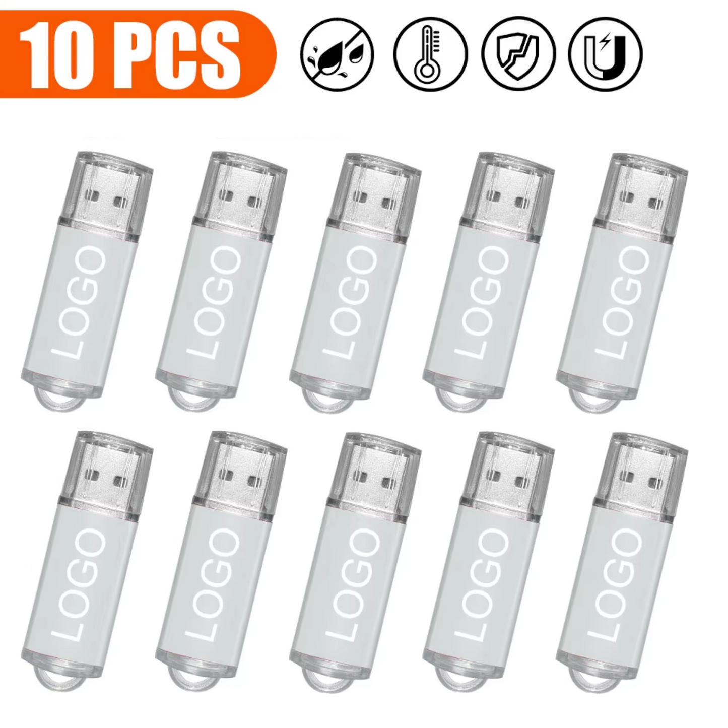 Pack de 10 Pen Drives – Almacenamiento Rápido
