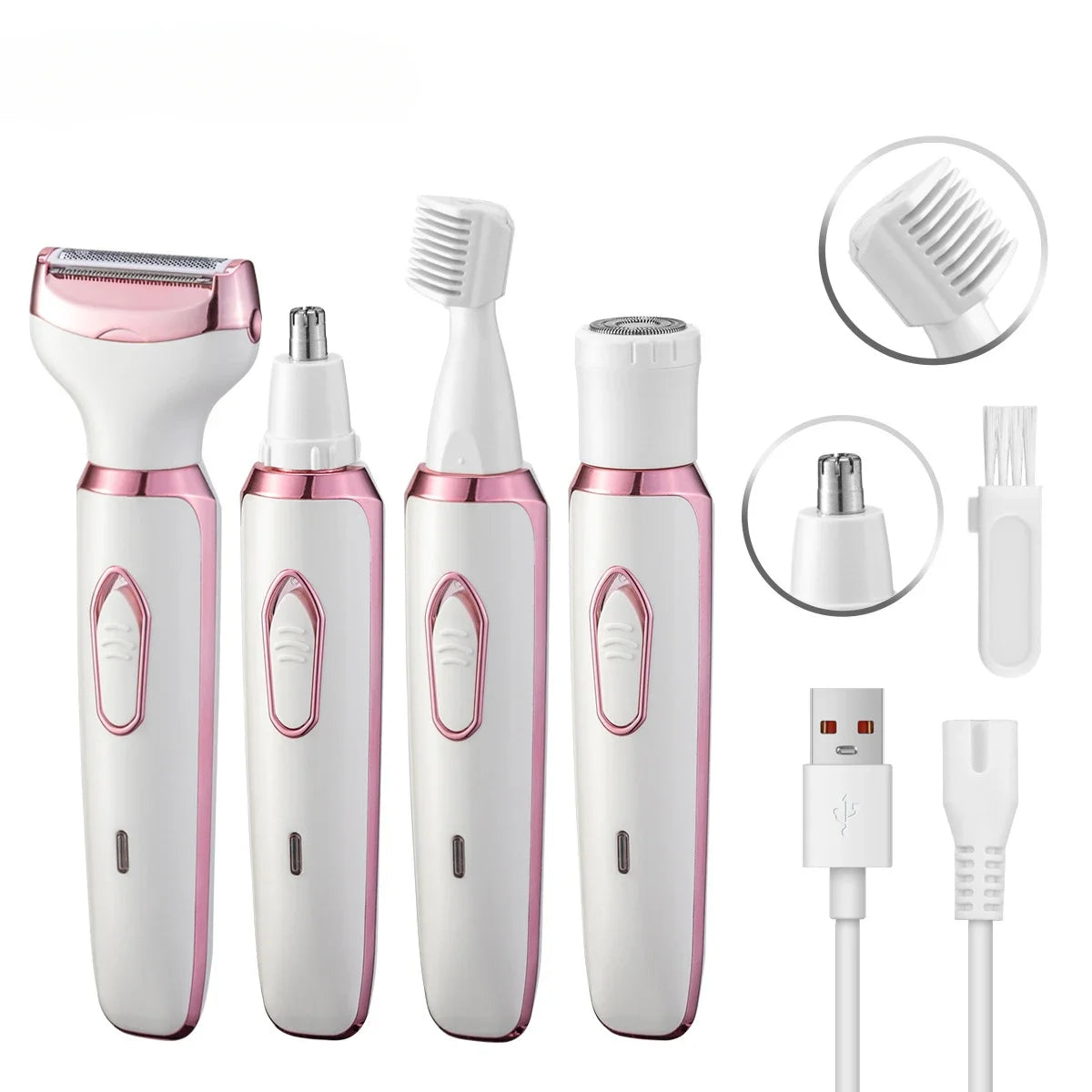SmoothTouch 4 en 1 – Depiladora Eléctrica Femenina