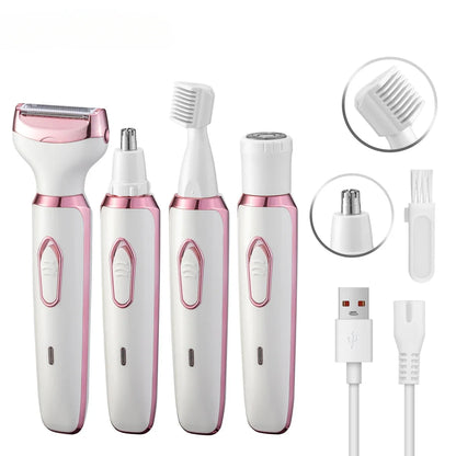 SmoothTouch 4 en 1 – Depiladora Eléctrica Femenina