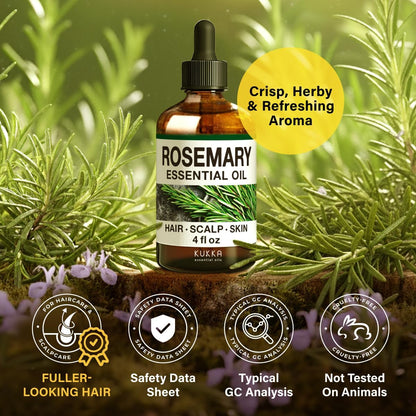Aceite de Romero 100% Puro y Natural (4 Fl Oz / 118 Ml)