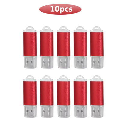 2GB USB Flash Drive 10 Pack 4 GB USB Drives Memory Stick Swivel 8GB Thumb Drives USB2.0 Pen Drive for Date Storage Green